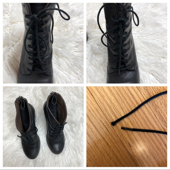 Bacio 61 Black Lace Up Bootie - Picture 13 of 15